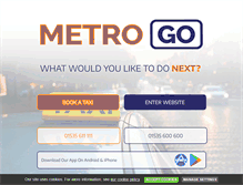 Tablet Screenshot of metro-go.com